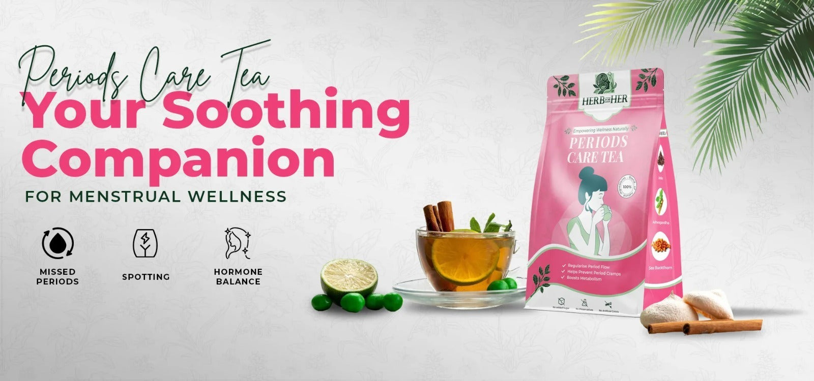 Herbal women’s health products for period relief